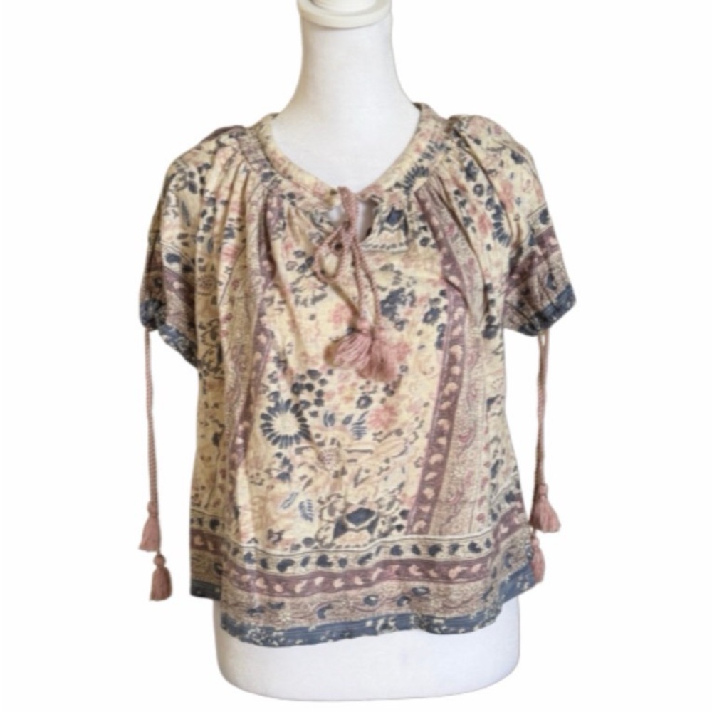Lucky Brand Boho Floral Top
